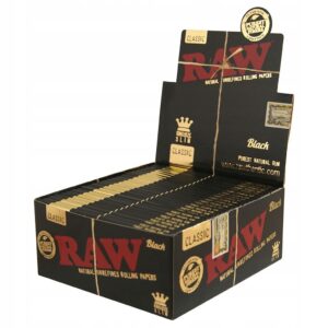 RAW Black King Size Slim 32 bletki BOX/50szt.