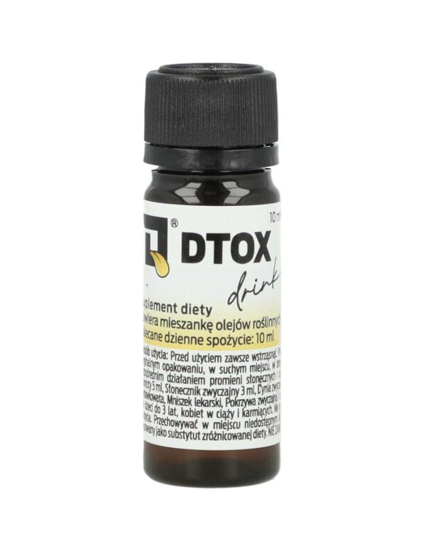 DTOX Drink Suplement Eliminujący Metabolity ze Śliny 10ml