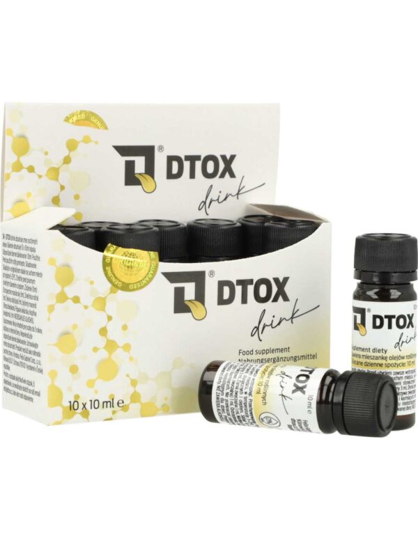 DTOX Drink Suplement Eliminujący Metabolity ze Śliny BOX 10x10 ml